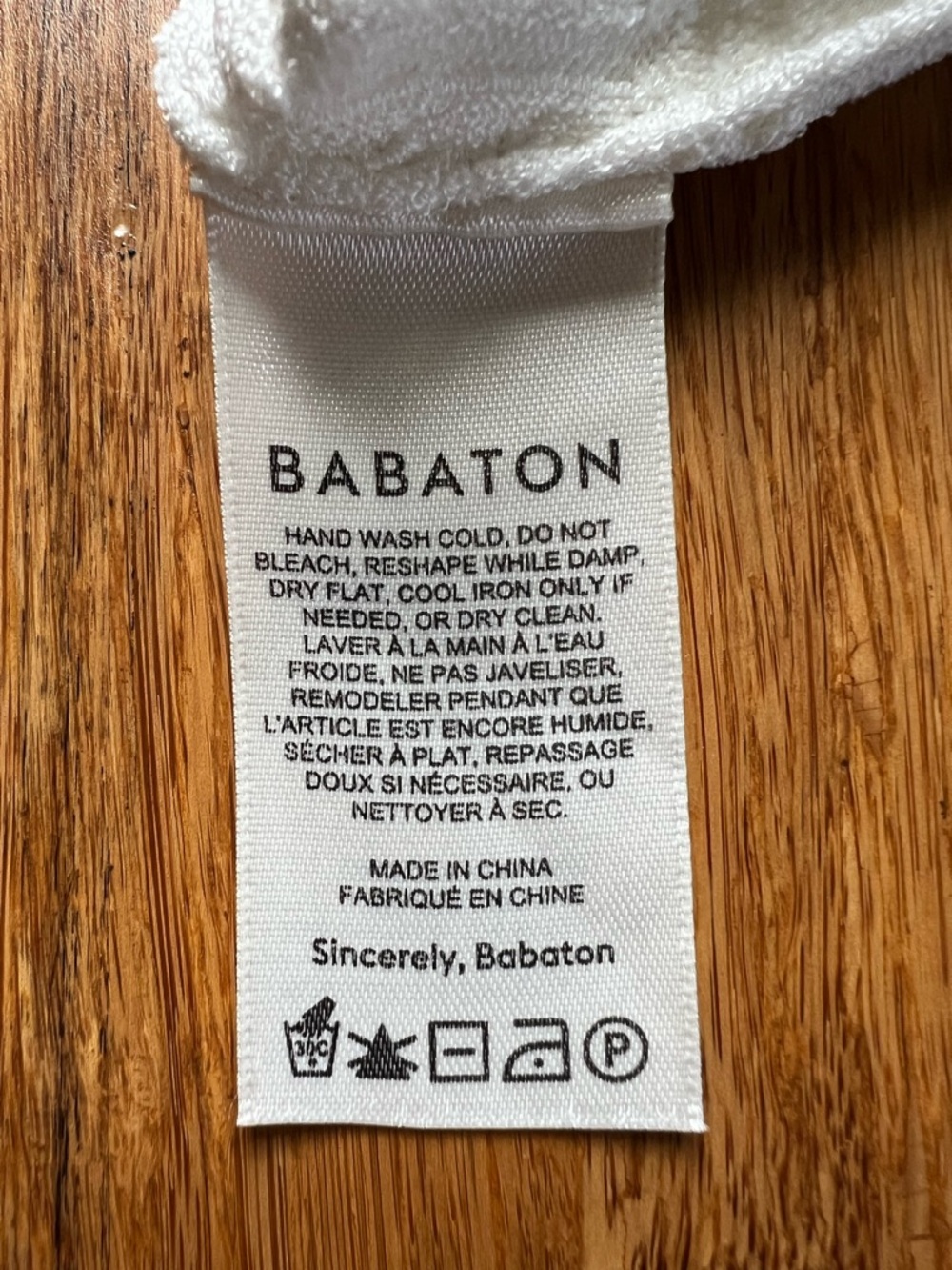 Babaton Pointelle Cropped Tank Size S - Picture 6 of 7